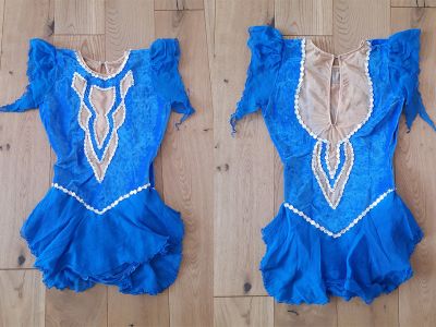 Kürkleid blau